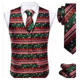 NEW $50 (S) Barry.Wang Mens Red/Green Christmas