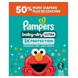 New $35 Pampers Baby Dry Ultra Diapers, Size 2...