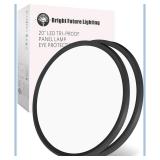 NEW $110 2pack (20') LED Flush Mount Ceiling Light