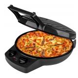 $110 Courant Pizza Maker With Timer 12' 1pc Black