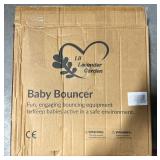 NEW $35 Lil Lavender Garden Baby Bouncer- Beige