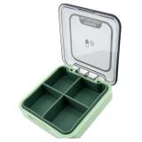 New Small Pill Box, Portable Travel Case Daily...