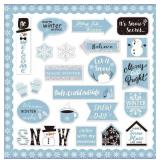 NEW 61PC Winter Bulletin Board Decorations