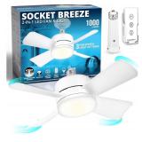 $60 Socket Fan Light AS SEEN ON TV ï¿½ Ceiling