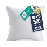 SEALED 18'x18' OEKO TEX Standard 100 Pillow Insert