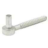 New National Hardware Zinc-Plated Silver Steel...