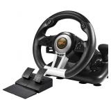 $106 Racing Steering Wheel w/ Pedals