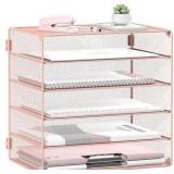 NEW $30 5-Tier Mesh Desk Paper Organizer