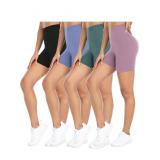 NEW $41 (L/XL) 4pack Workout Biker Shorts