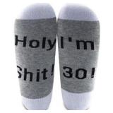 NEW (OS) 'Holy Sh*t I'm 40' Birthday Funny Socks