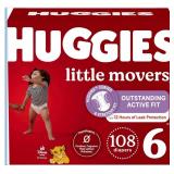 $52 (6) 108ct Huggies Diapers