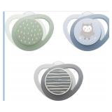 NEW 3pc (0-6M) Orthodontic Pacifiers
