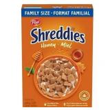 SEALED Post Shreddies Honey Breakfast Cereal, 635g