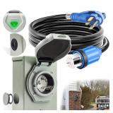 $205 (15')50Amp Generator Cord and Power Inlet Box