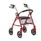 NEW $125 Rolling Walker, Red
