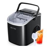 DAMAGED $160 ecozy Countertop Ice Maker,...