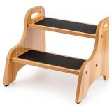 NEW $55 Wooden Step Stool (350lbs Capacity)