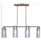 NEW $131 6-Light Rod Chandelier