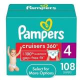 New $56 Pampers Cruisers 360 Pull-On Baby...