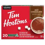 NEW 20PK Tim Hortons Hot Chocolate Keurig K-Cup