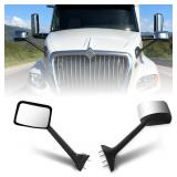 New $130 (LEFT) CA Hood Mirror Replacement...