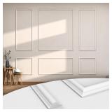 New $75 COUKIU 6 Sets Pre-Cut Wall Molding...