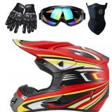 $83 (S) TTMiku Kids Motorcycle Helmet Dirtbike ATV