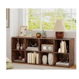 DAMAGED $110 8 Cube Storage Organizer, Wooden