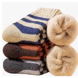 One size YZKKE 3Pack Mens Super Thick Wool