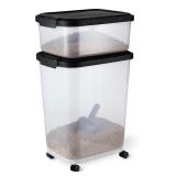 NEW $55 Pet Food Storage Container 13.6kg+4.5kg