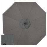 New $125 10 FT Patio Umbrella (Grey)