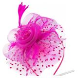 NEW Flower High Tea Fascinator Headband w/Clip