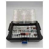 Mastercraft Rotary Tool Accessory Bit Set w/ Case