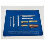 $450+ 9-Piece Precision Measuring Tool Lot w/ Mat