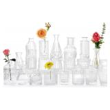 New $51 Vases for Flowers, Set of 20 Vintage...