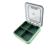 NEW Qancekoo Small Pill Box, Portable Travel