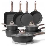 SEALED $220 JEETEE Pots and Pans Set, Nonstick...