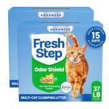 NEW $65 Fresh Step Clumping Cat Litter, With Gain