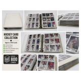 Approx. 800 NHL Hockey Cards Collection Binder