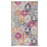New Savannah Rust 2 ft. 3 in. x 3 ft. 7 in....