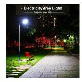 $60 Baiston Solar Street Lights Outdoor