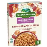 2x Cascadian Organic Apple Cinnamon Cereal 12oz