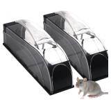 NEW 2PK Humane Mouse Traps Indoor/Outdoor Reuse