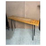 Vintage Wooden Cribbage Table 41ï¿½
