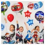 NEW 5PC Foil Roblox Theme Balloon Set