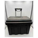 Rolling Tool Box with Removable Organizer Tray