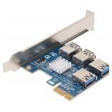 NEW $37 Windows 1 To 4 Riser Card w/4 USB Ports