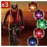 $90 New LED Reflective Safety Belts Set of 3