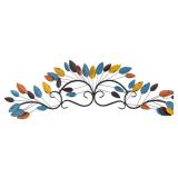 $116 Deco 79 Metal Leaf Wall Decor, 43' x 2'