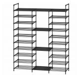 Large 10-Tier Shoe Rack Storage Organizer ï¿½ Black